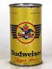 1940 Budweiser Lager Beer 12oz OI-143C Opening Instruction Can Saint Louis Missouri