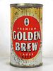 1960 Golden Brew Lager Beer 12oz 72-27.1 Flat Top Santa Rosa California