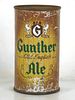 1950 Gunther Old English Ale 12oz 78-16 Flat Top Baltimore Maryland