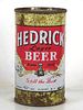 1960 Hedrick Lager Beer 12oz 81-02 Flat Top Albany New York