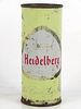 1960 Heidelberg Beer 16oz One Pint 231-01 Flat Top Tacoma Washington