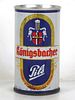 1970 Konigsbacher Pils Beer Can 12oz Koblenz Germany 