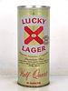 1969 Lucky Lager Beer 16oz One Pint T155-24 Ring Top San Francisco California