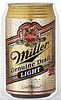 1990 Miller Genuine Drafty Light Beer Tin Tacker Milwaukee Wisconsin