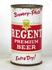 1958 Regent Premium Beer 12oz 122-15 Flat Top Norfolk Virginia