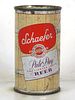 1951 Schaefer Beer 128-08.2 12oz Flat Top Can Brooklyn 