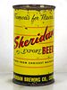 1950 Sheridan Beer 12oz Flat Top Can 133-02 Wyoming 