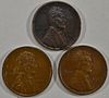 1913-P,D & 1914 LINCOLN CENTS XF