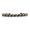 NO RESERVE - Navajo - Silver Bracelet with Twisted Rope Design c. 1940s, size 5.825 (J15804)