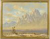Thomas Lewis (American 1907-1978), oil on canvas Western landscape, signed lower left, 30'' x 40''.