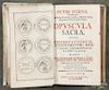 Five books, 18th c., to include a vellum bound volume by Peter Zorn Opuscula Sacra., 1731