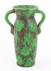 Weller Pottery Coppertone Double Handled Vase