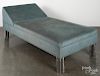 Upholstered daybed with brushed steel legs, 72'' l.