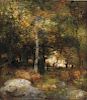 Thomas Moran (American, 1837-1926)      Autumn Woods