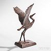 Elliot Offner (American, 1931-2010)      Great Blue Heron (Miniature), c. 1987
