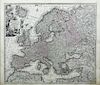 Detailed Map of Europe by Seutter