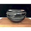 Teresita Naranjo, Apple Blossom (Santa Clara, 1919-1999) Carved Blackware Pottery Bowl