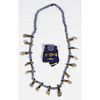 Western Great Lakes Beaded Horse Tooth Necklace and Pouch