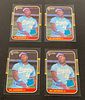 Lot of 4 Donruss Bo Jackson Rated Rookie Cards 1987