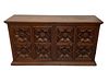 Spanish Colonial Style ARTES DE MEXICO Carved Wood Sideboard 