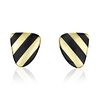 Tiffany & Co. Onyx and Gold Earrings