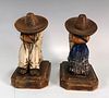 RESTING GAUCHO BOOKENDS 