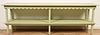 Green Painted Long 2 Tier Console Table