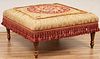 Turkish Style Upholstered Square Ottoman