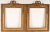 Pair Early Louis XVI Gilt Wood Gesso Frames
