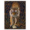 Vera V. Goncharenko, "Wild Tiger" Hand Signed Limited Edition Giclee on Canvas with Letter of Authenticity.