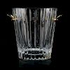 Baccarat Crystal Champagne Cooler with Gilt Handles in Original Box #894053