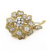Tiffany & Co. Flower Brooch Pin 7.50 total cts.