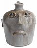 Alabama Stoneware Face Jug