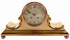 Chelsea Gilt Brass Tambour Shelf Clock