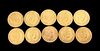 10 Dutch 10 Guilders Uncirculated Gold Coins