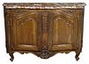 Provincial Louis XV Carved Walnut