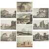 Large Group of 46 Etchings of India