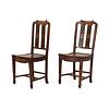 Pair of Chinese Export Rosewood Side Chairs