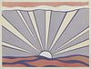 Roy Lichtenstein "Sunrise" Pop Art Print