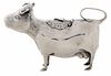 English Silver Cow Pitcher