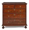Pennsylvania walnut line and berry inlaid chest of