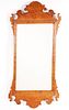 Tiger Maple Chippendale Mirror, 19th Century