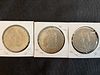 Group of 3 Bermuda 1964 1 Crown Silver Coin 