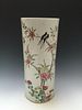 CHINESE ANTIQUE FAMILL ROSE PORCELAIN VASE,19TH/EARLY 20TH CENTURY