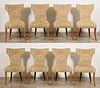 Eight Robsjohn-Gibbings Style Klismos Chairs