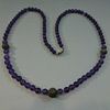 BEAUTIFUL NATURAL AMETHYST BEADS NECKLACE