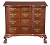 Boston Chippendale Style Mahogany Block Front Chest of Drawers