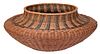 North Mexican Woven Wicker Basket