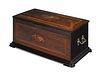 Swiss Rosewood cylinder music box, 19th c., with C