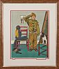 Norman Rockwell, hand signed artist's proof Can'ta